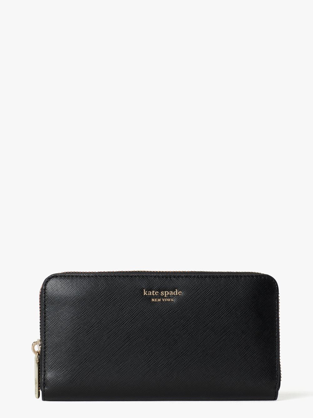 Women's black spencer zip-around continental wallet | Kate Spade