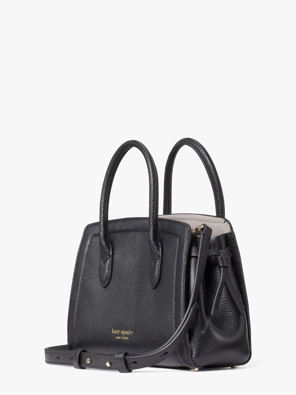 Women's black knott mini satchel | Kate Spade