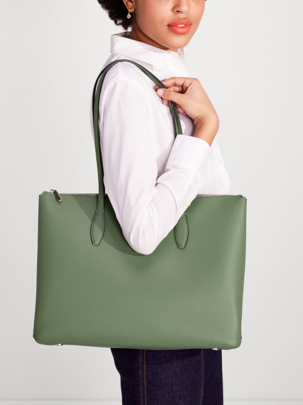 Women's romaine all day large zip-top tote | Kate Spade