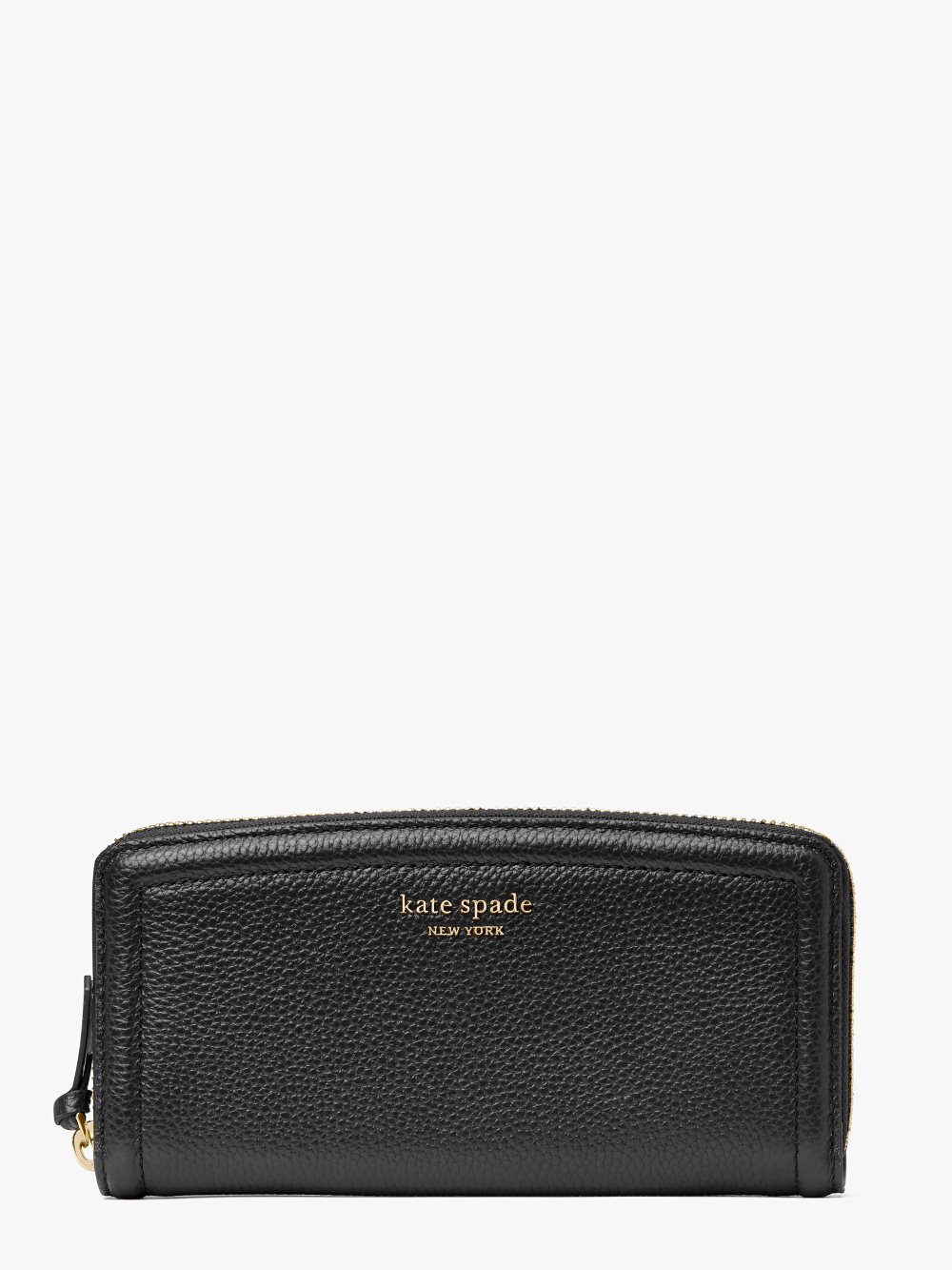 Women's black knott slim continental wallet | Kate Spade