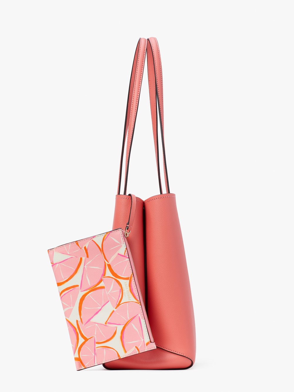 Women's garden rose all day grapefruit pop large tote | Kate Spade