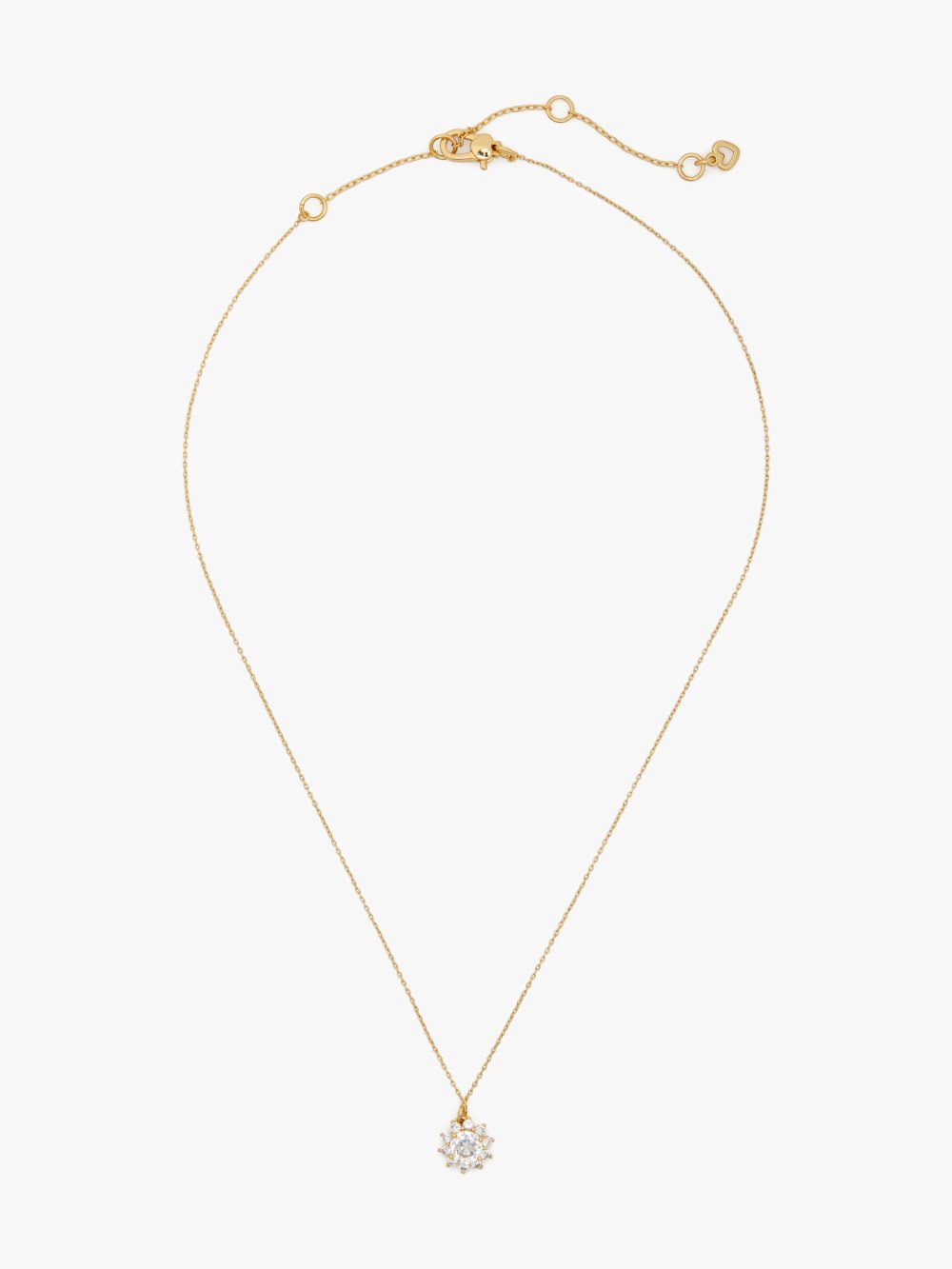 Women's clear. sunny halo pendant | Kate Spade