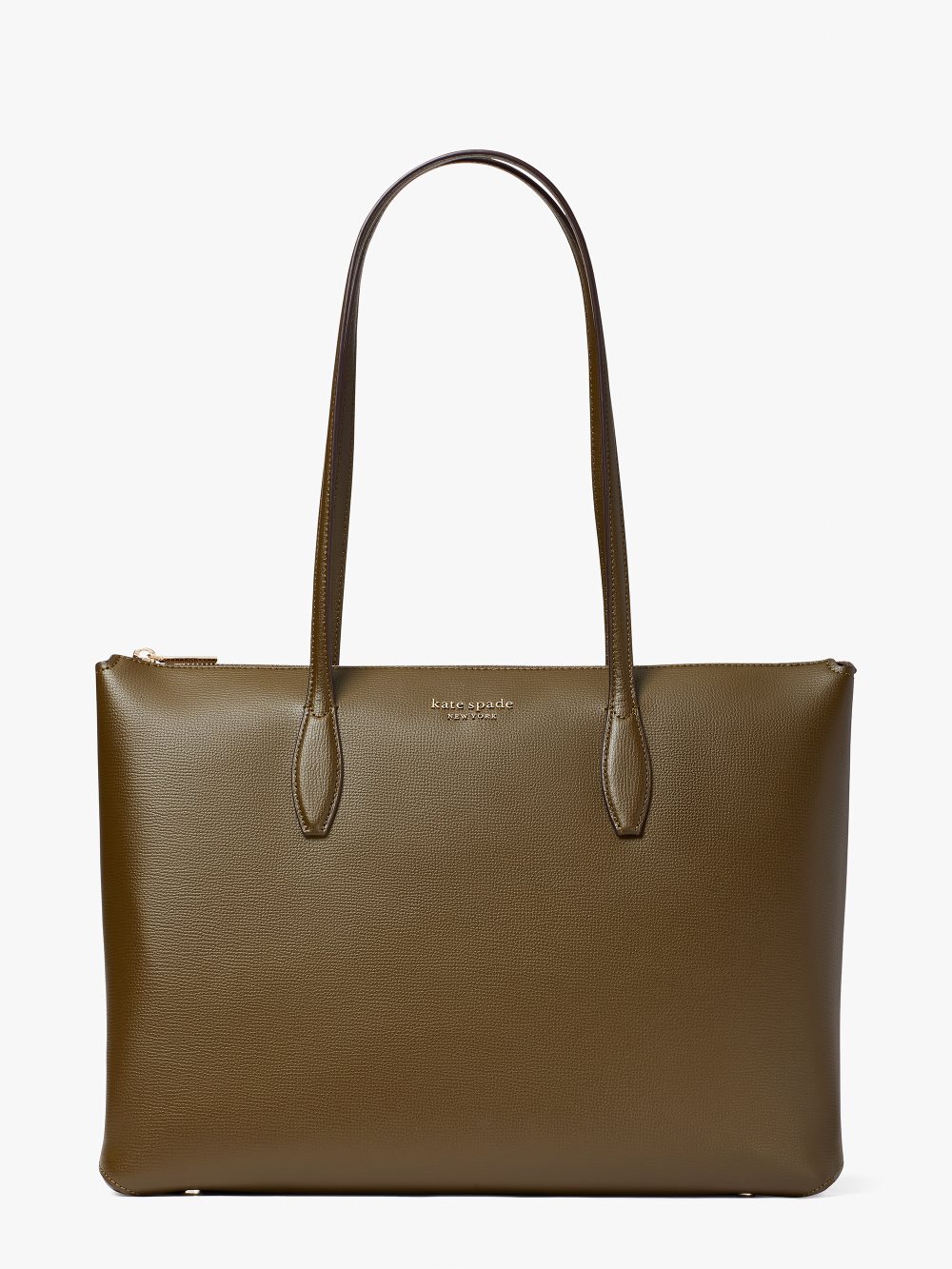 Women's duck green all day large zip-top tote | Kate Spade