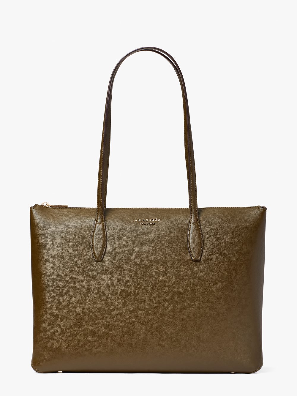 Women's duck green all day large zip-top tote | Kate Spade