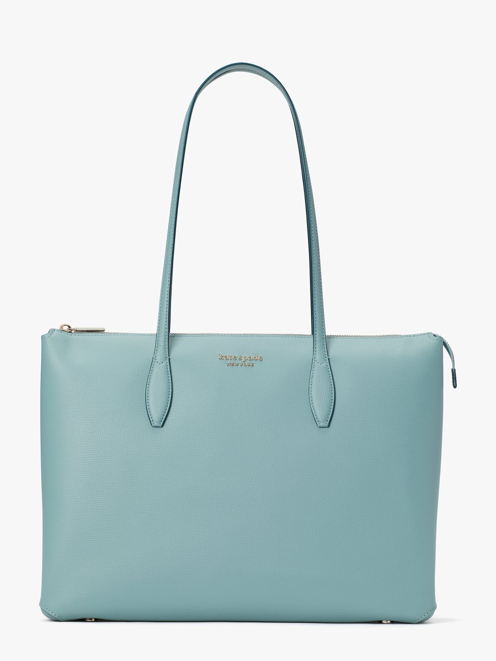 Women's agean teal all day large zip-top tote | Kate Spade