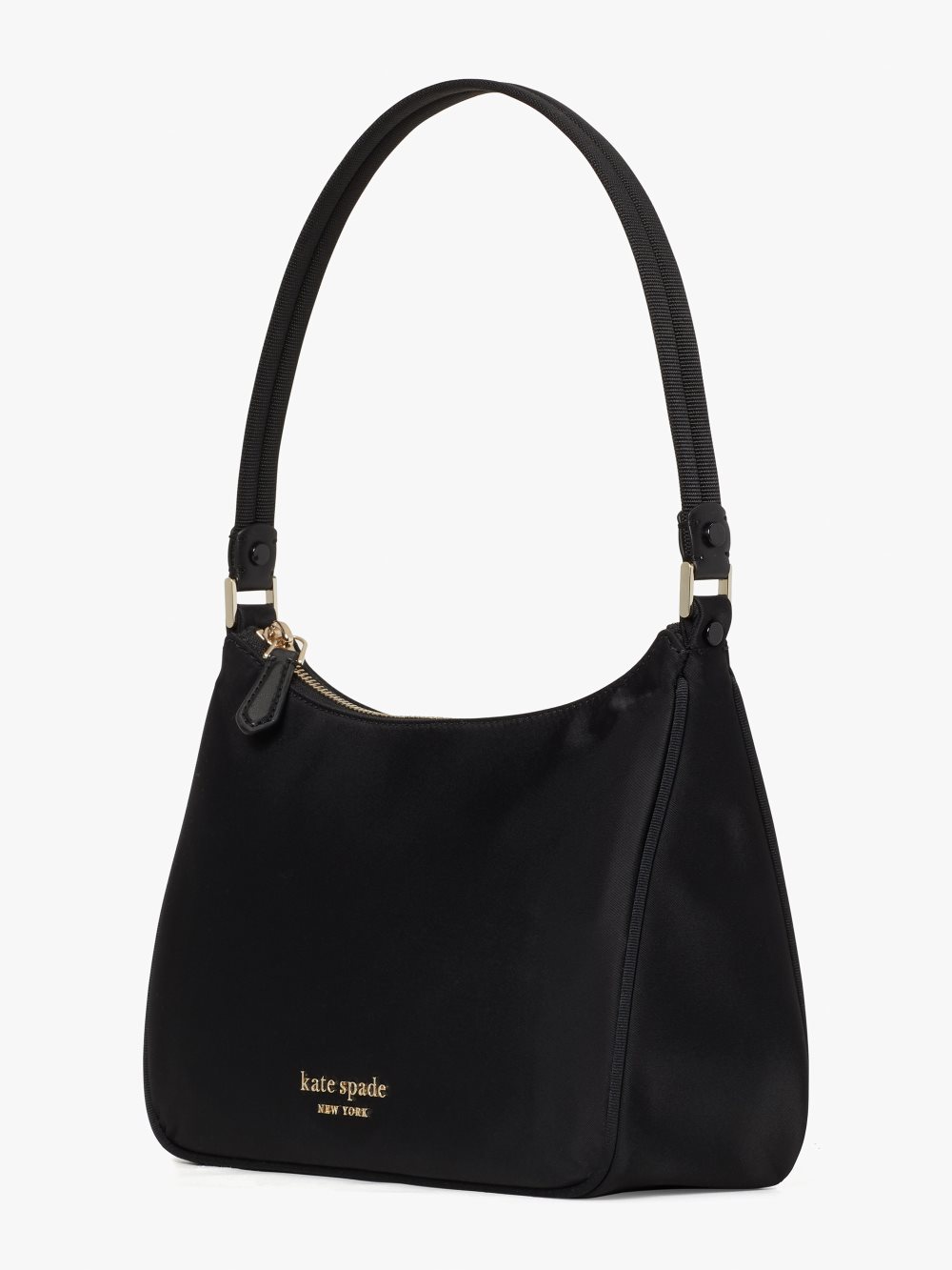 Women's black the little better sam nylon small shoulder bag | Kate Spade