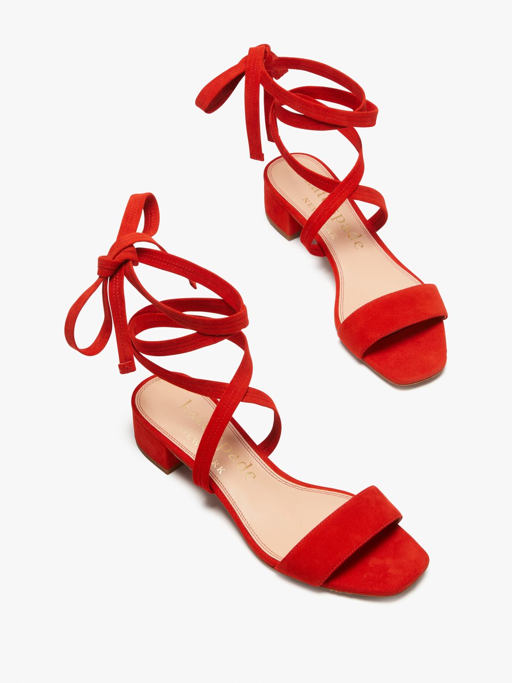 Women's bright red aphrodite sandals | Kate Spade