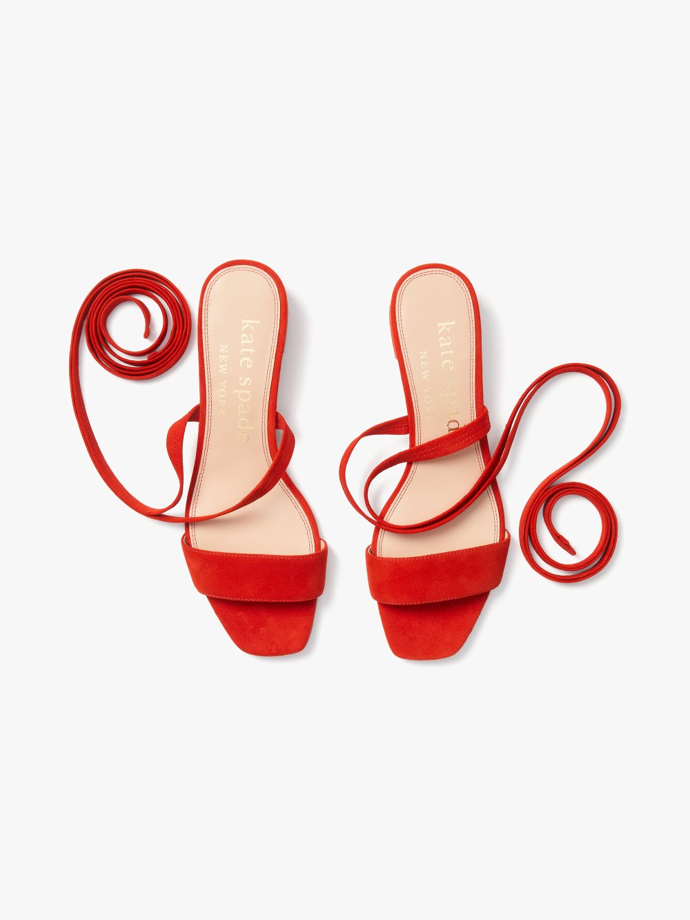 Women's bright red aphrodite sandals | Kate Spade