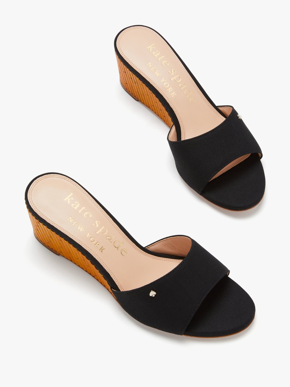 Women's black meena slide sandals | Kate Spade