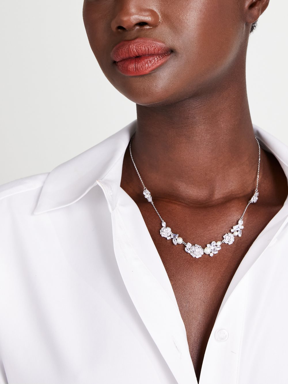 Women's white multi bouquet toss necklace | Kate Spade