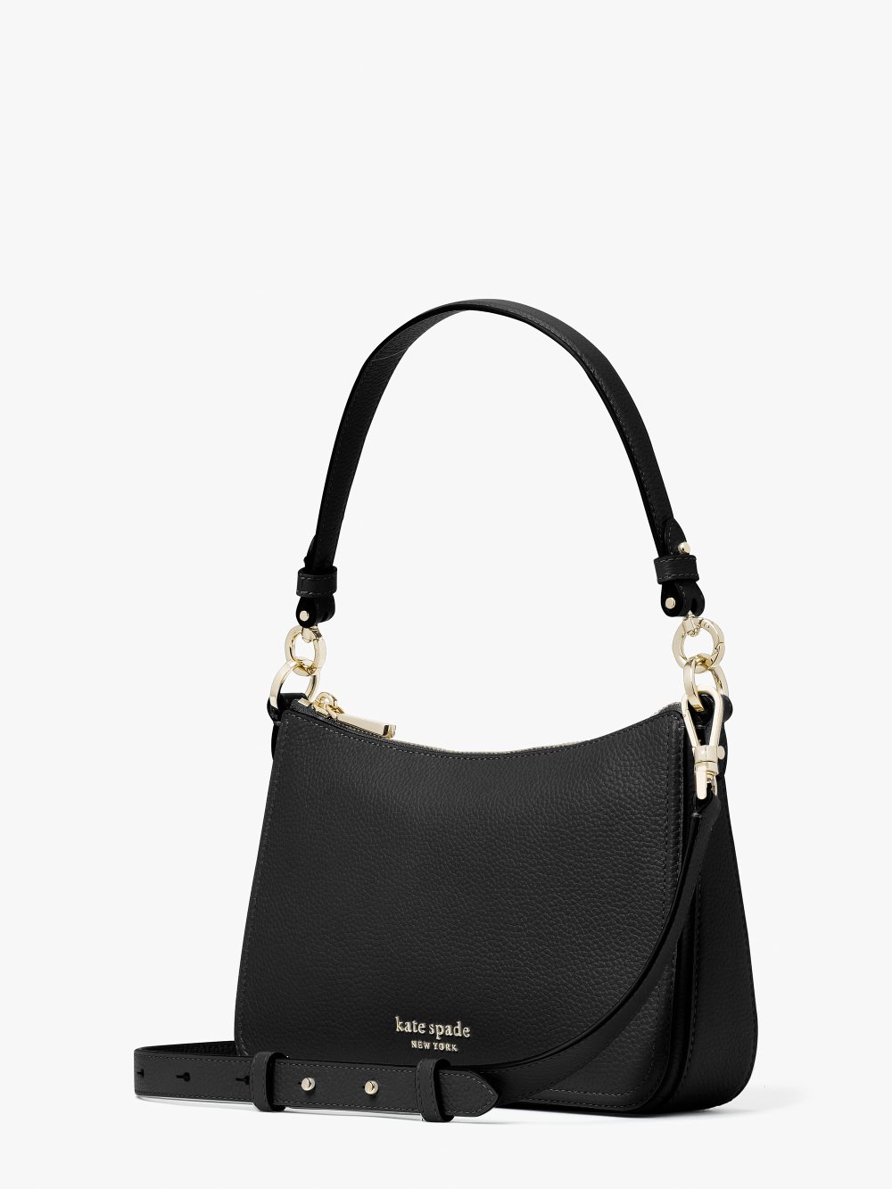 Women's black hudson medium convertible crossbody | Kate Spade