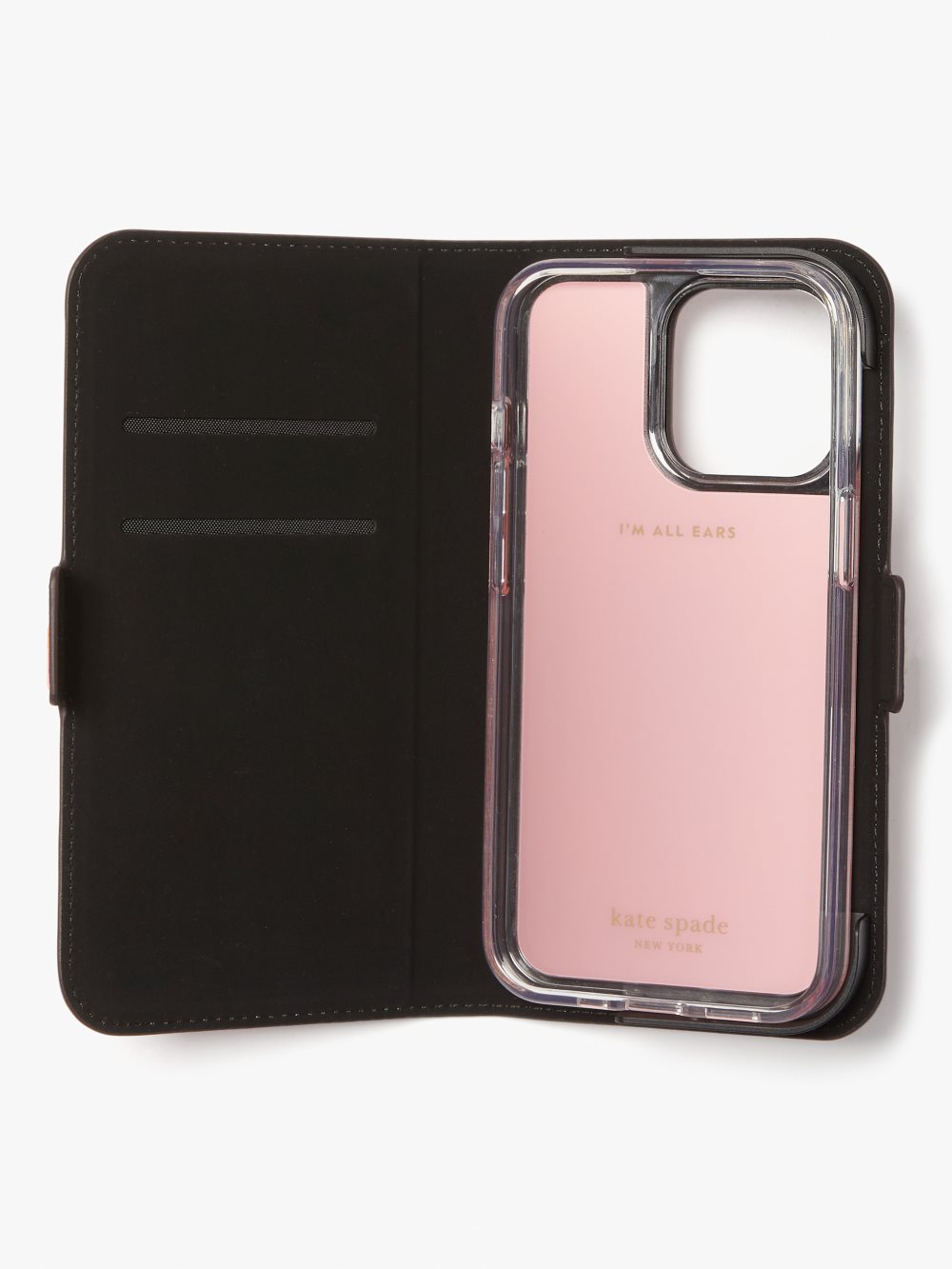 Women's pink multi. spencer grapefruit iphone 13 pro magnetic wrap folio case | Kate Spade