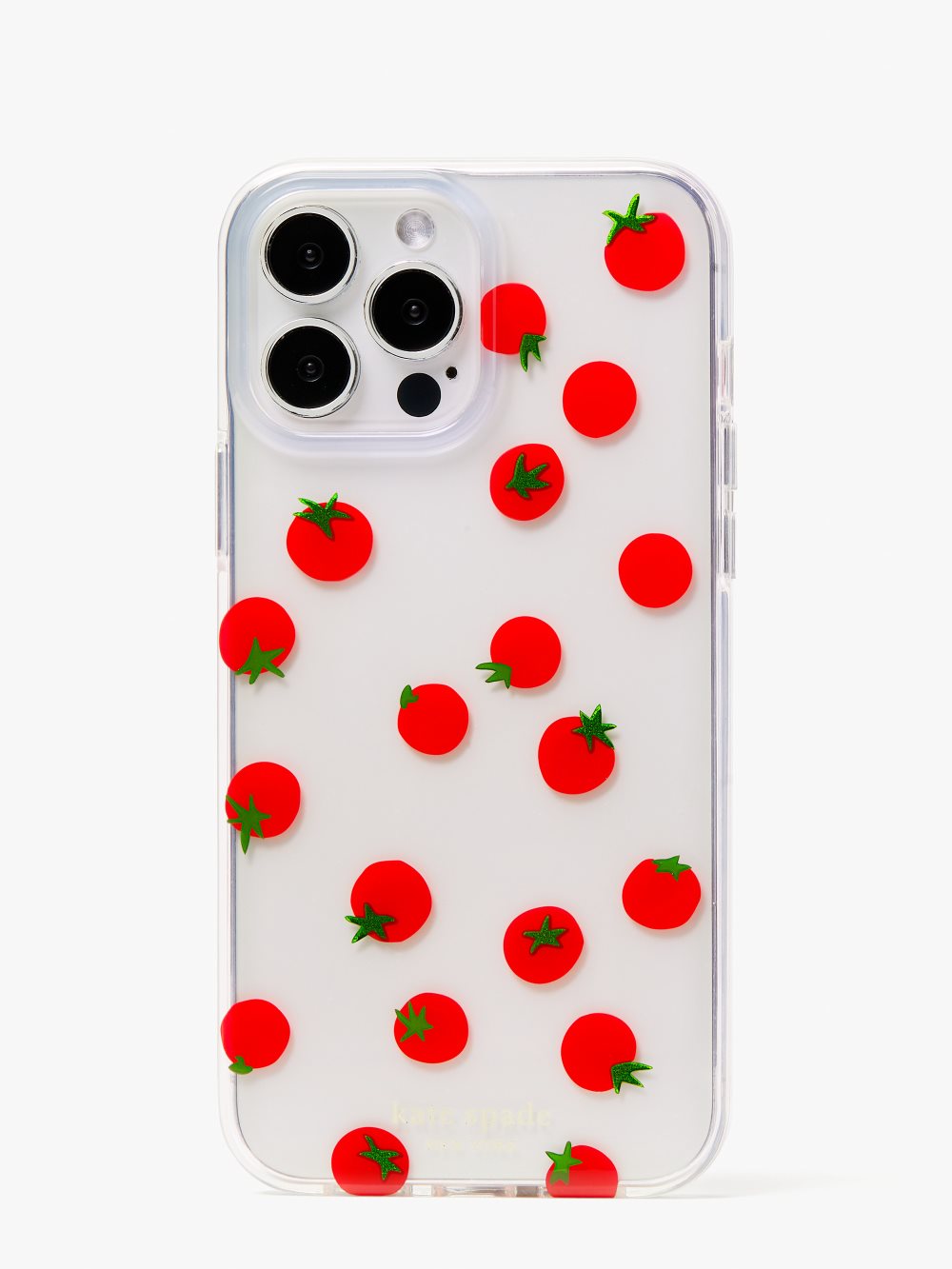 Women's bright red multi Roma Tomato iPhone Pro Max Case | Kate Spade