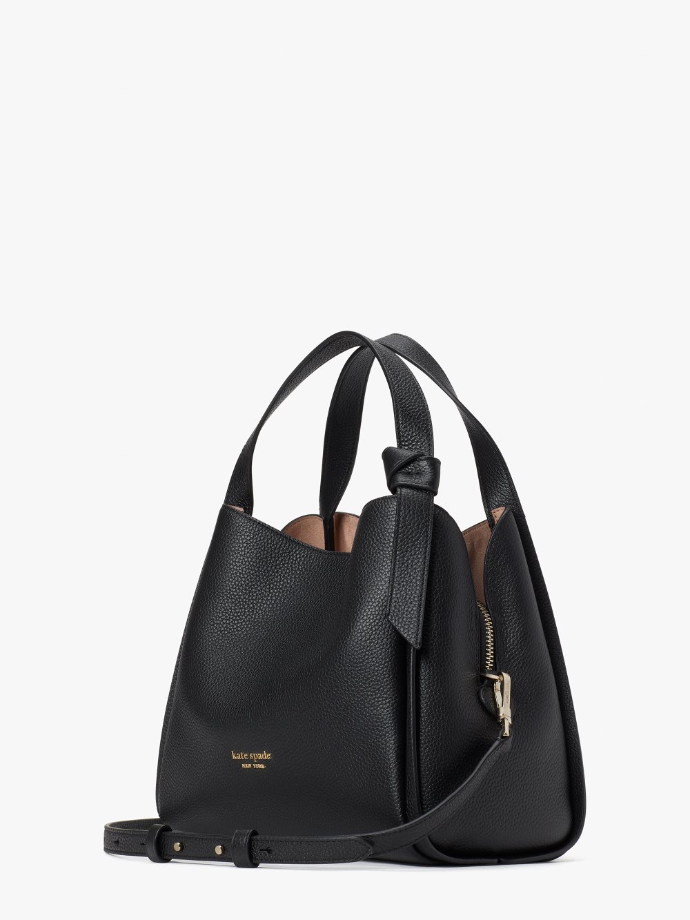 Women's black knott medium crossbody tote | Kate Spade