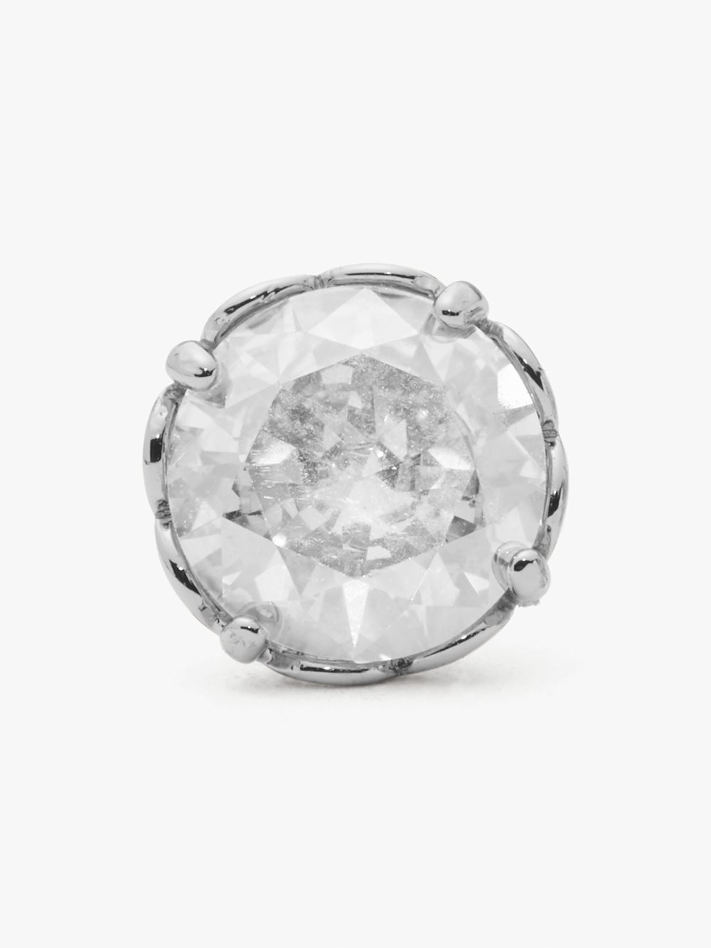 Women's clear/silver that sparkle round earrings | Kate Spade