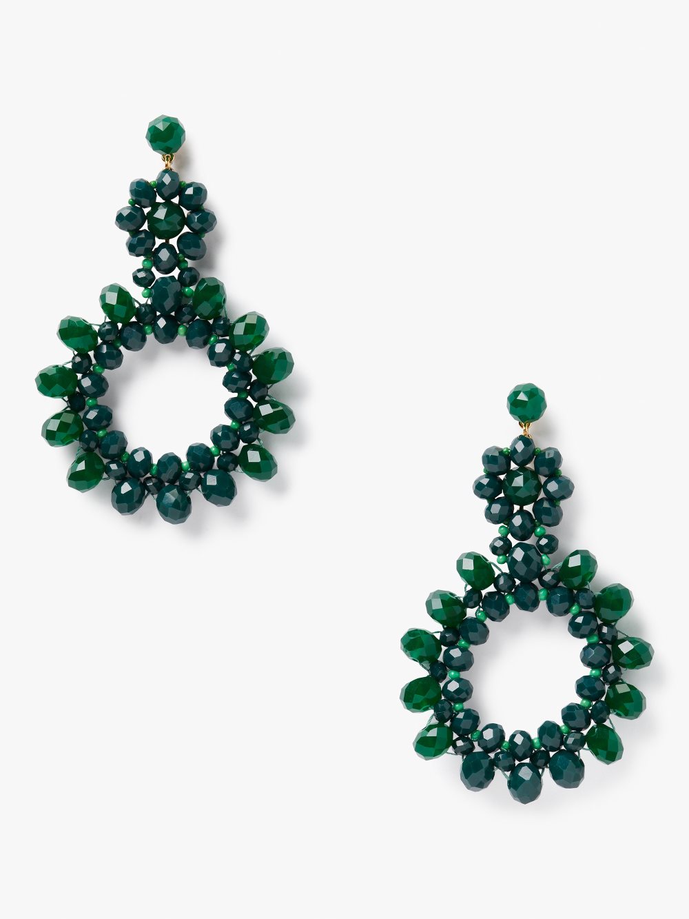 Women's green. marguerite beaded earrings | Kate Spade