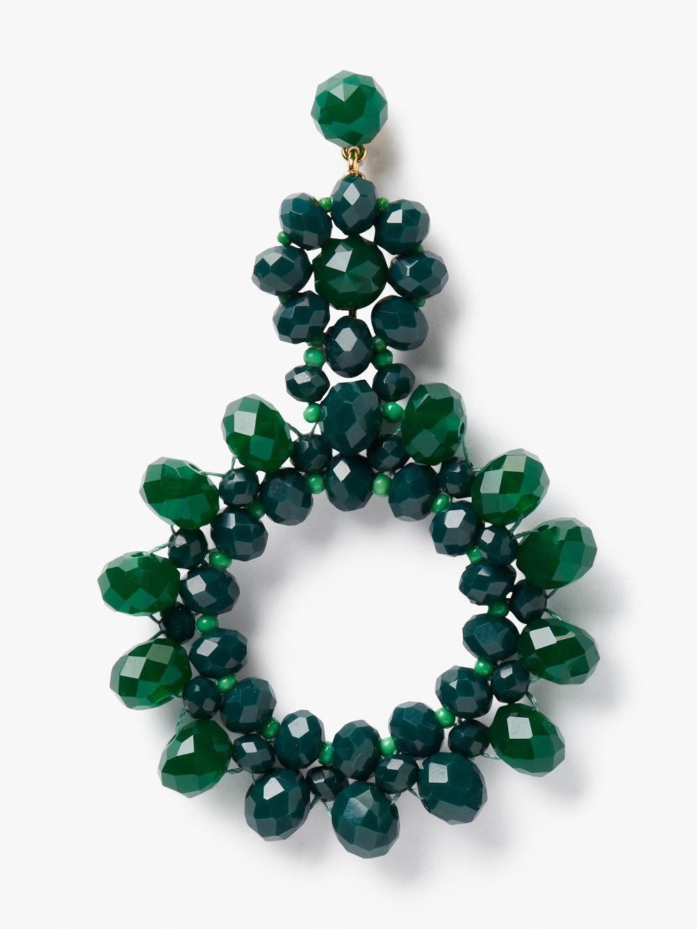 Women's green. marguerite beaded earrings | Kate Spade