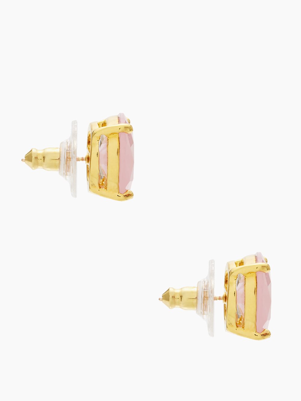 Women's light pink kate spade small square studs | Kate Spade