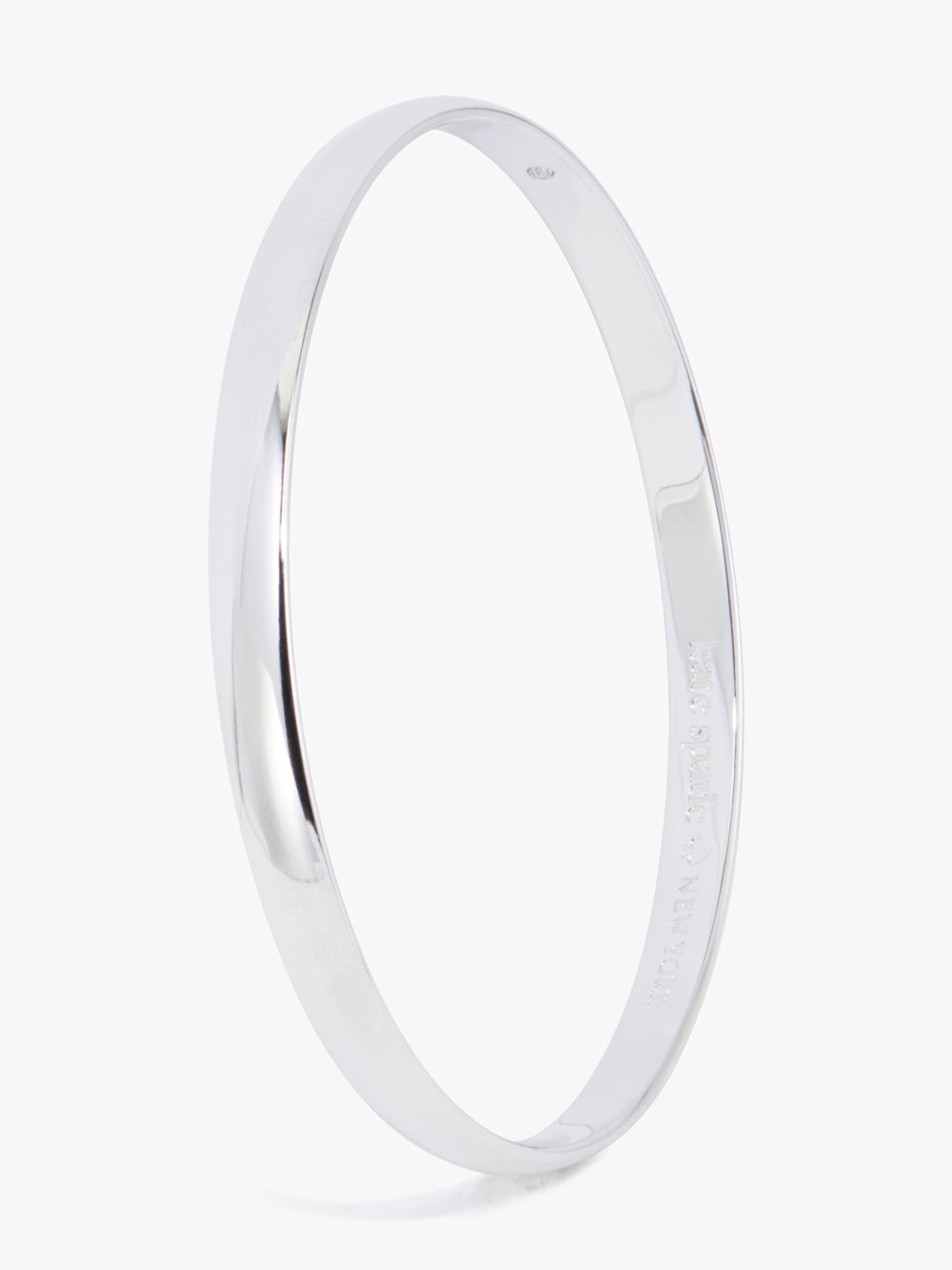 Women's silver find the silver lining idiom bangle | Kate Spade