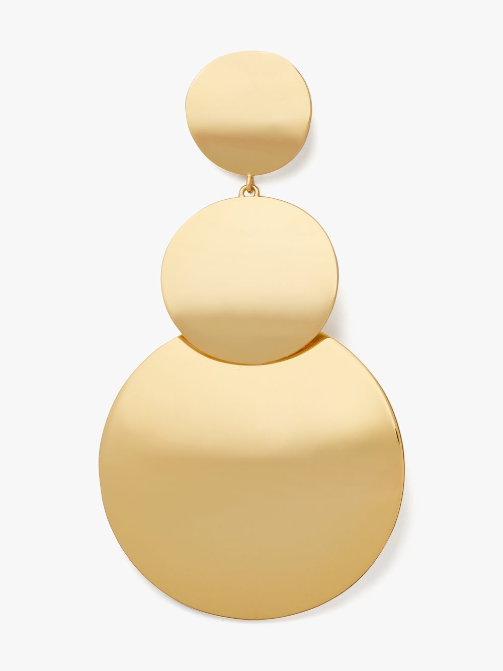 Women's gold. liana stacked disc earrings | Kate Spade