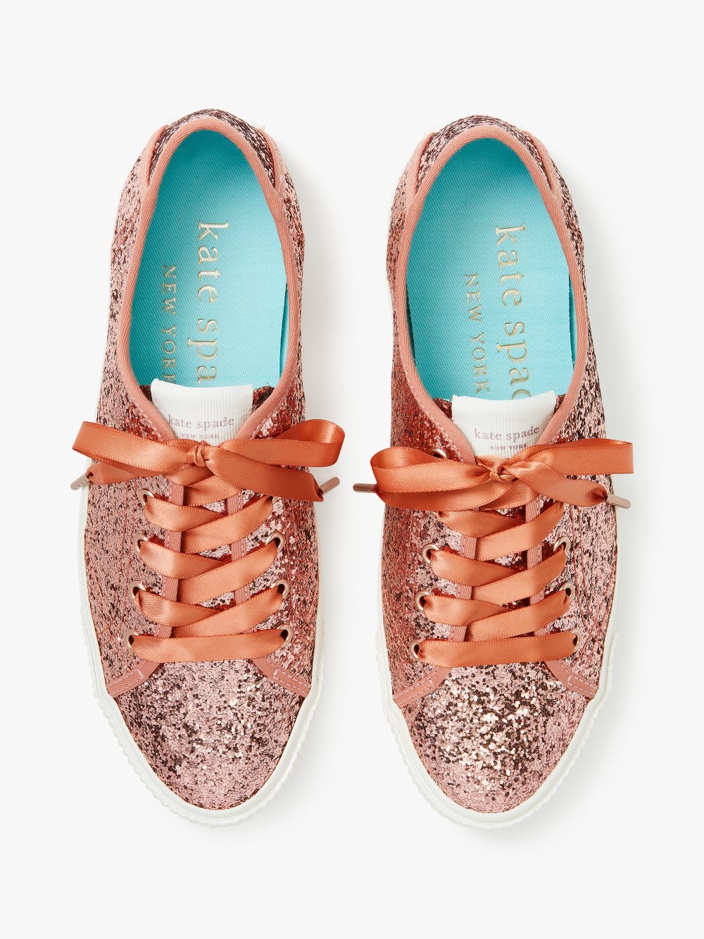 Women's rose gold. trista sneakers | Kate Spade