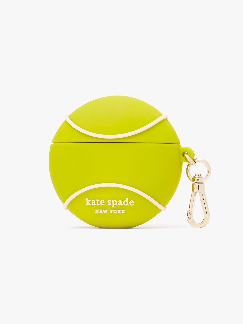 Women's granny smith courtside silicone 3d tennis ball airpods pro case | Kate Spade
