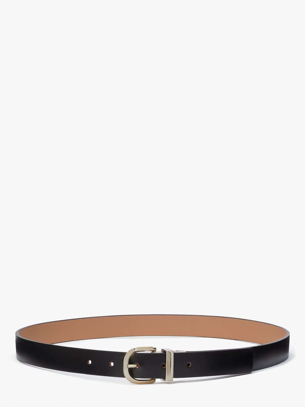 Women's bungalow - black/gold 200 reversible 25mm belt | Kate Spade