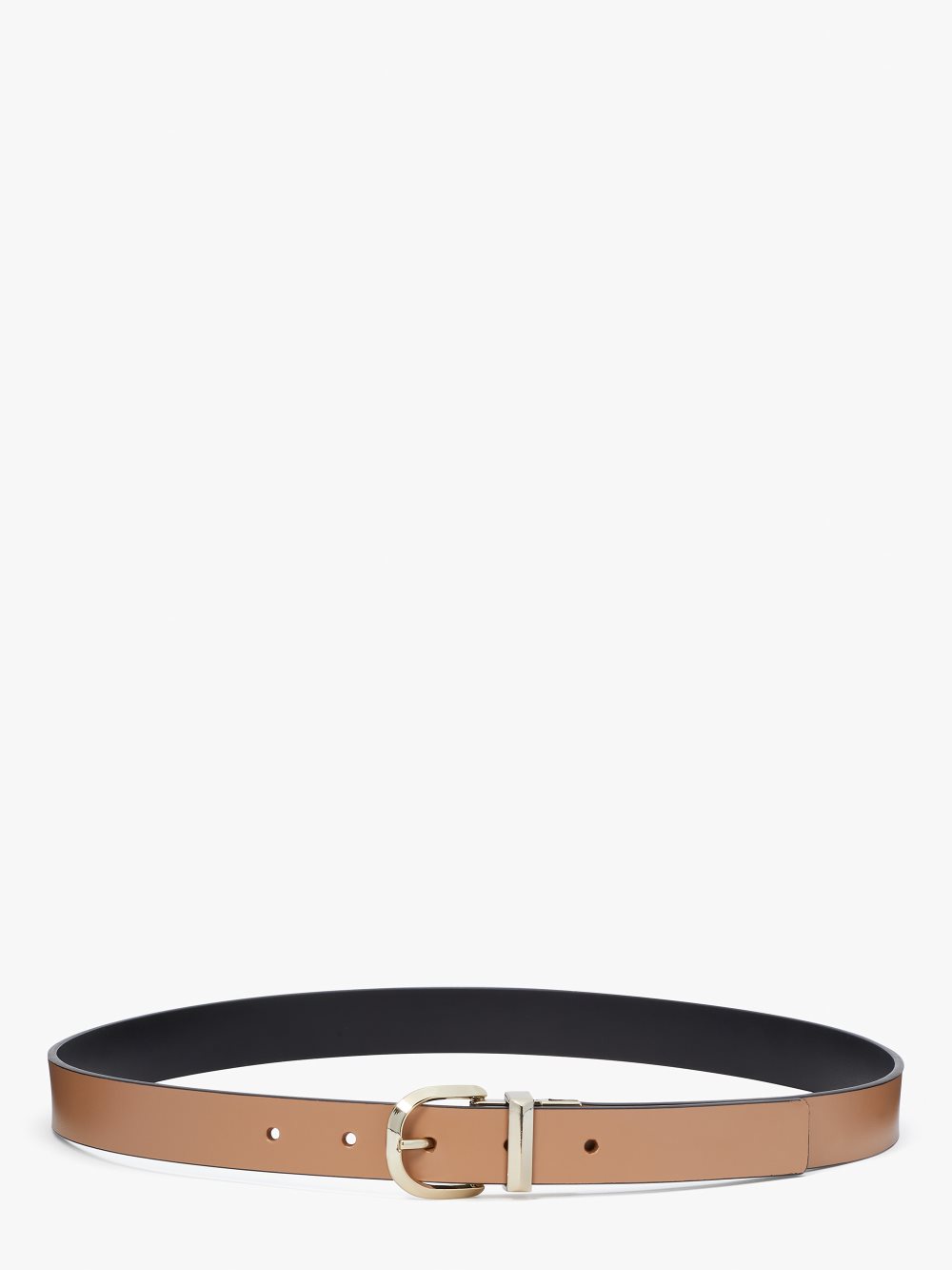 Women's bungalow - black/gold 200 reversible 25mm belt | Kate Spade