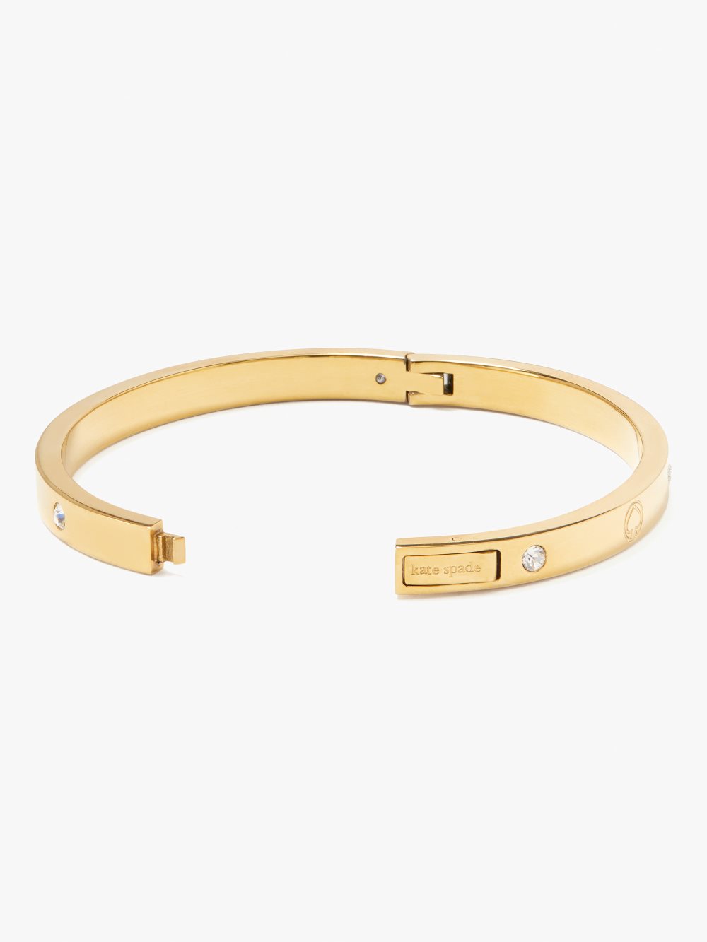 Women's gold infinite spade engraved spade bangle | Kate Spade