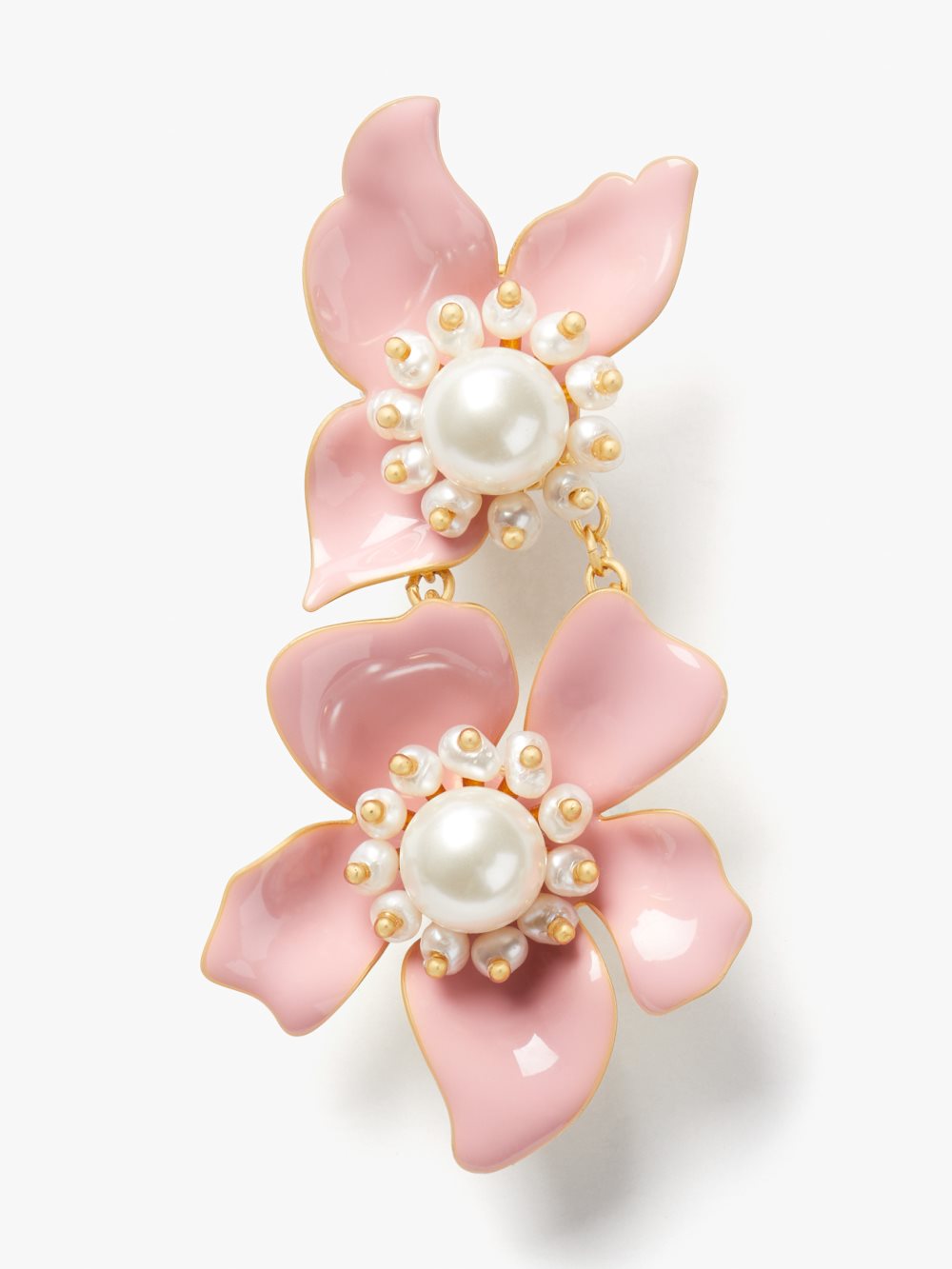 Women's blush. flora statement earrings | Kate Spade