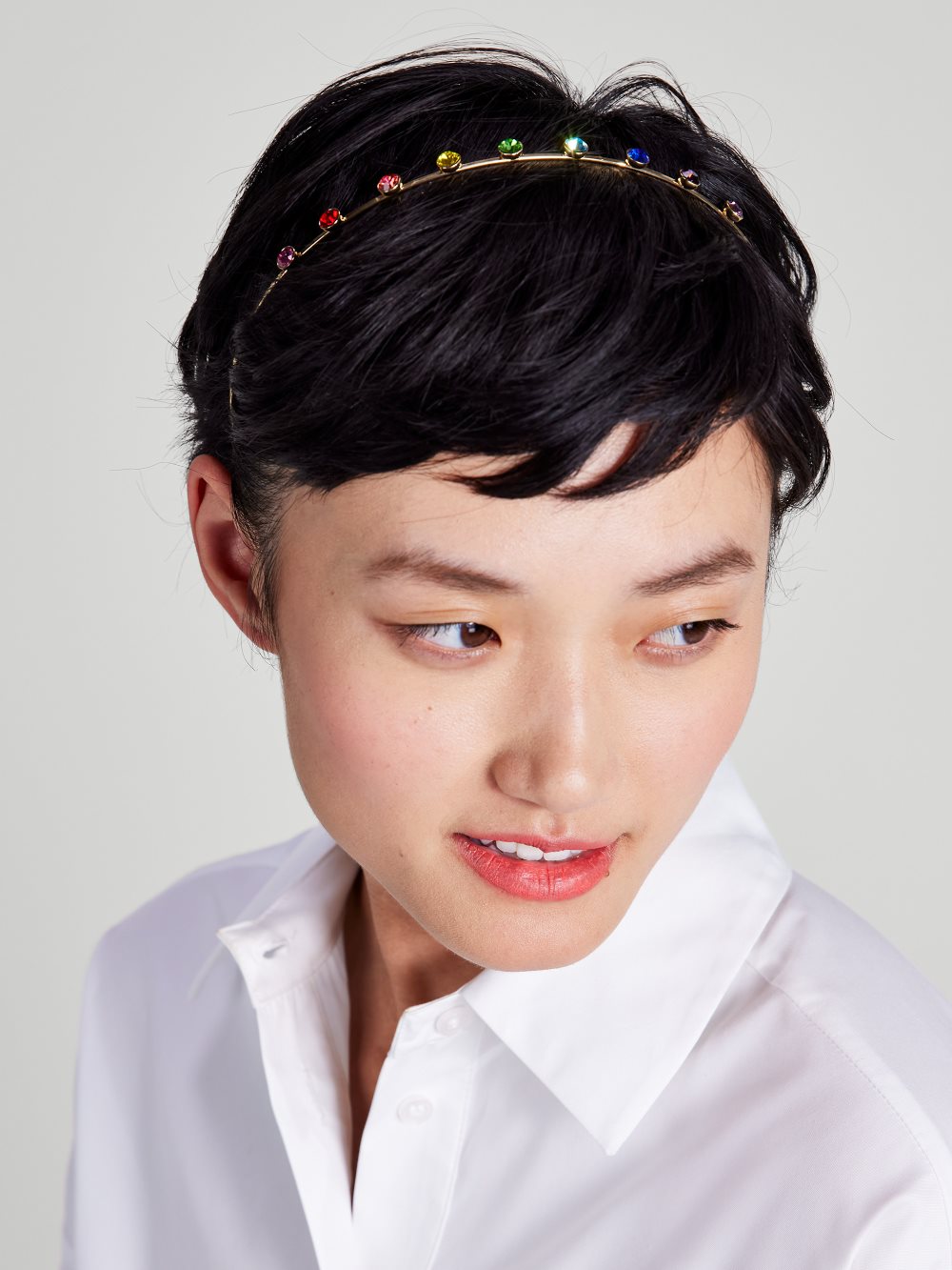 Women's multi rainbow dot headband | Kate Spade