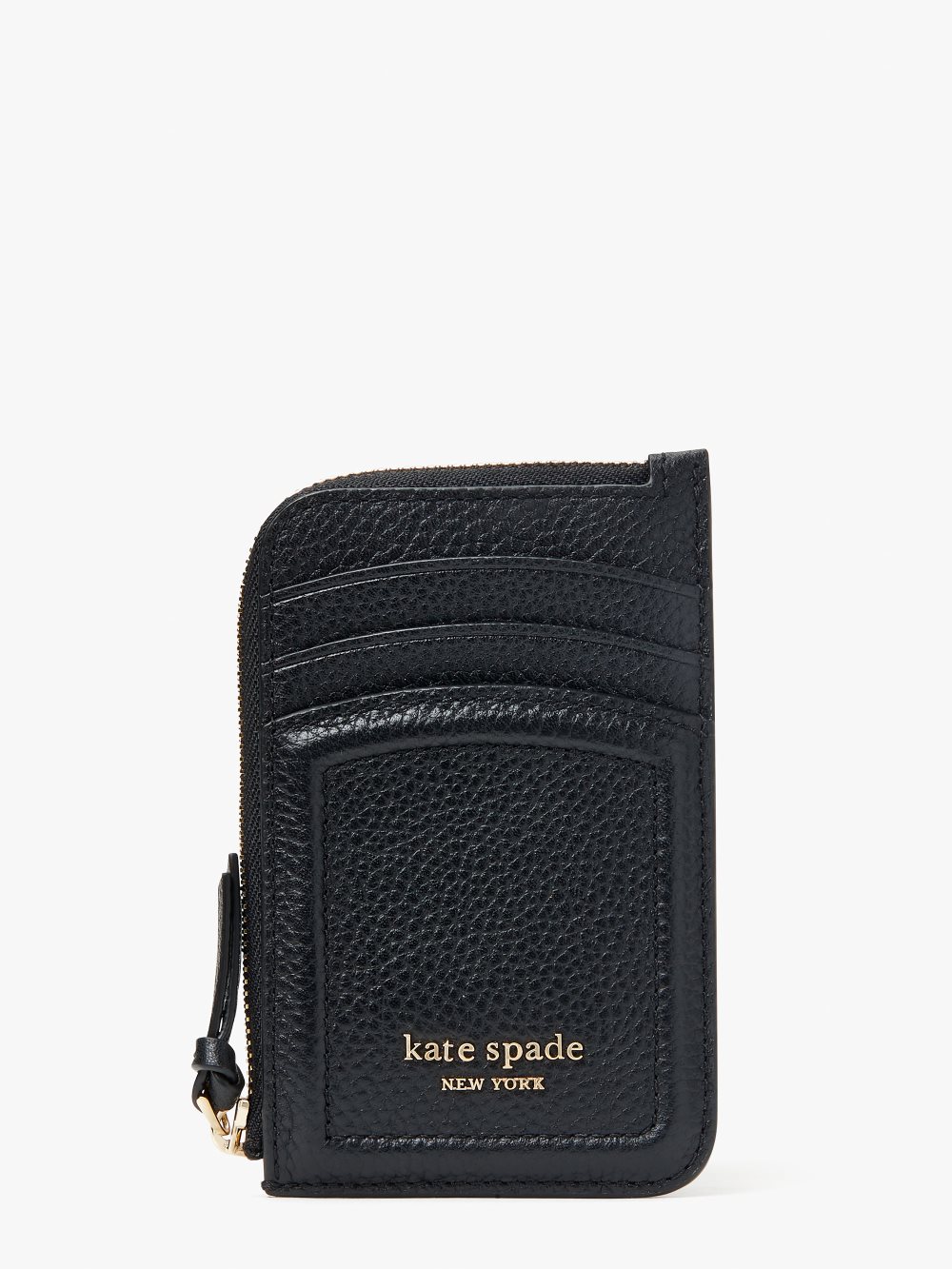 Women's black knott zip cardholder | Kate Spade