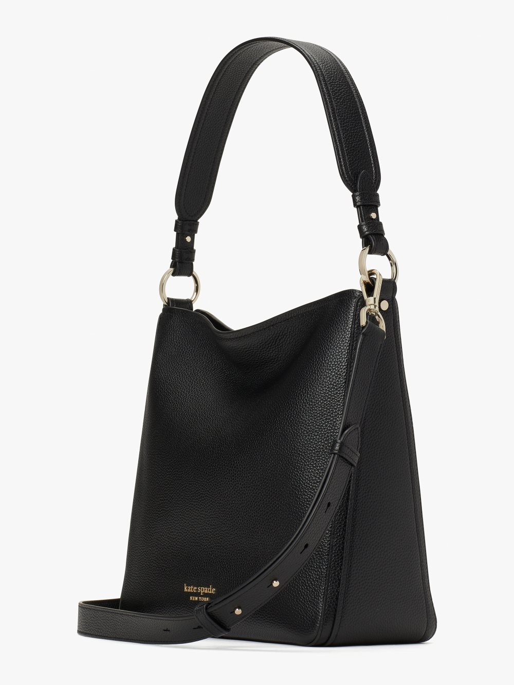 Women's black hudson large hobo bag | Kate Spade