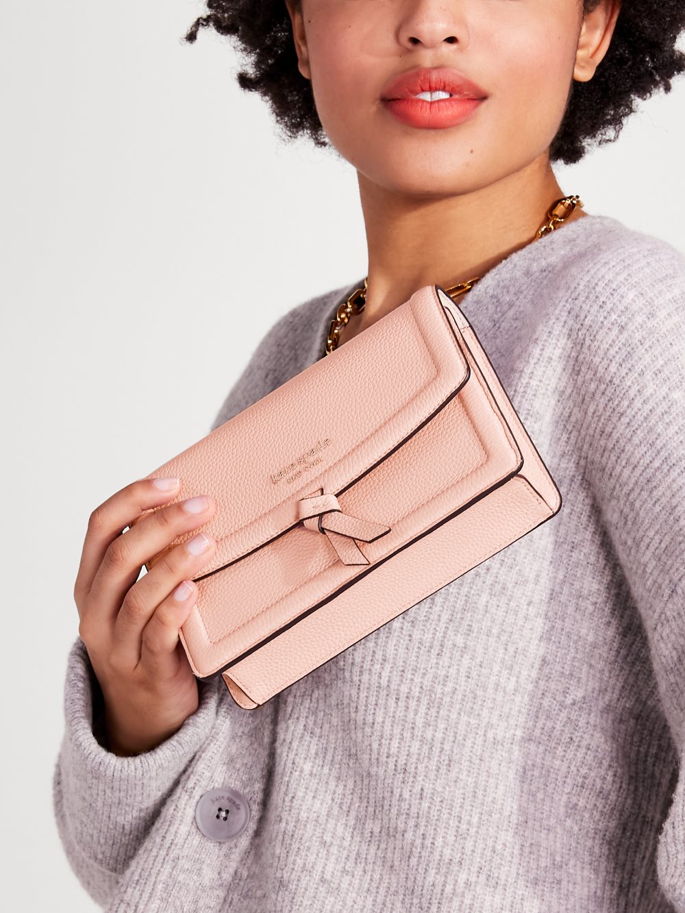 Women's coral gable knott flap crossbody | Kate Spade