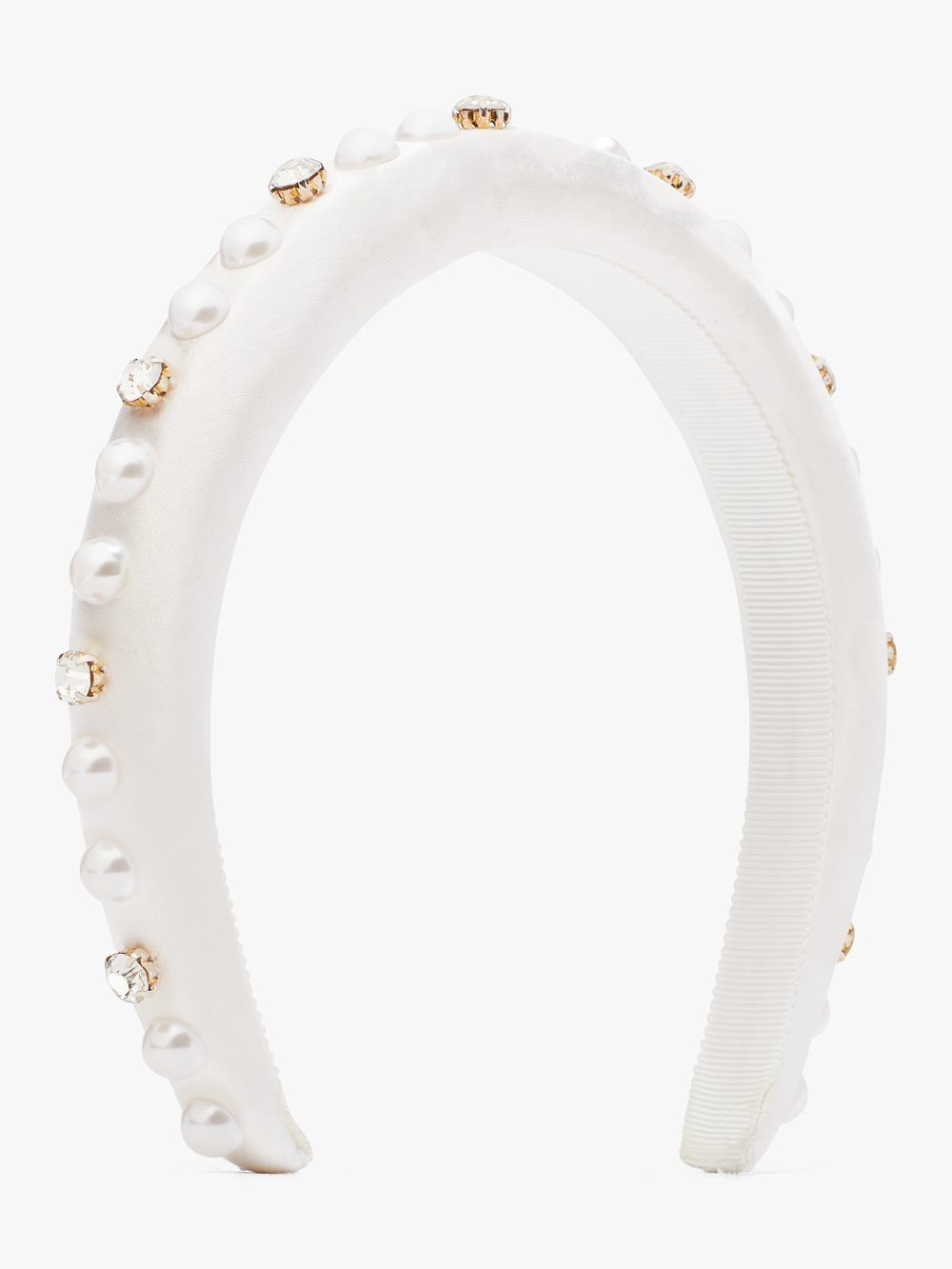Women's 151 french cream (april) bridal embellished headband | Kate Spade