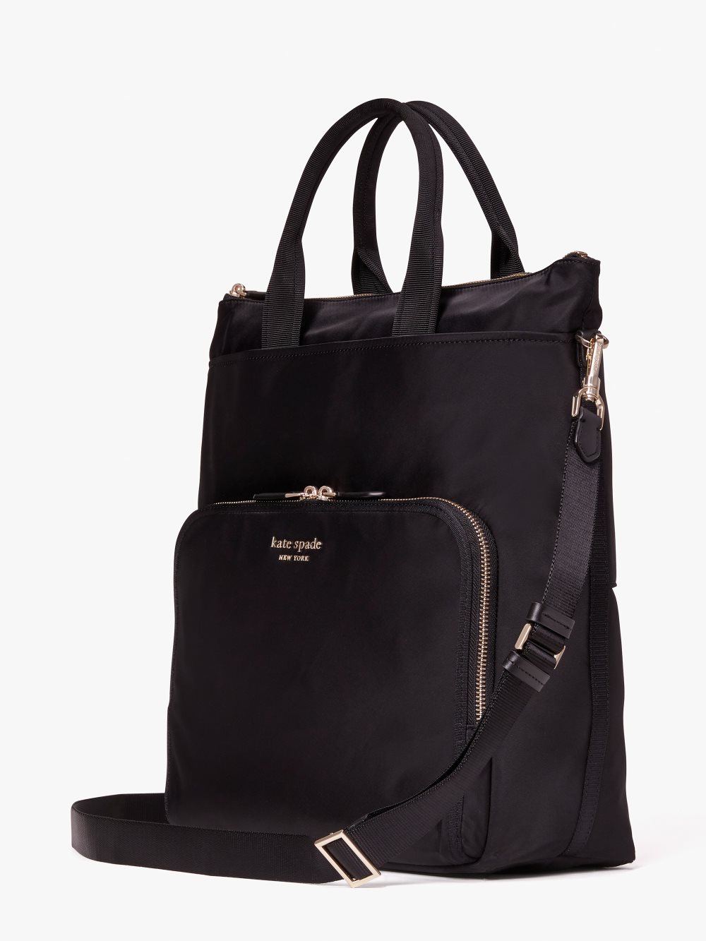 Women's black the little better sam nylon convertible backpack | Kate Spade