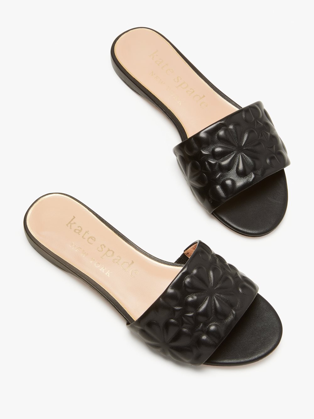 Women's black emmie slide sandals | Kate Spade