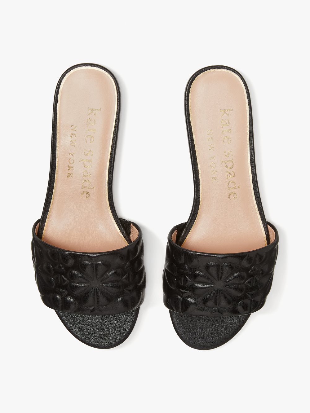 Women's black emmie slide sandals | Kate Spade