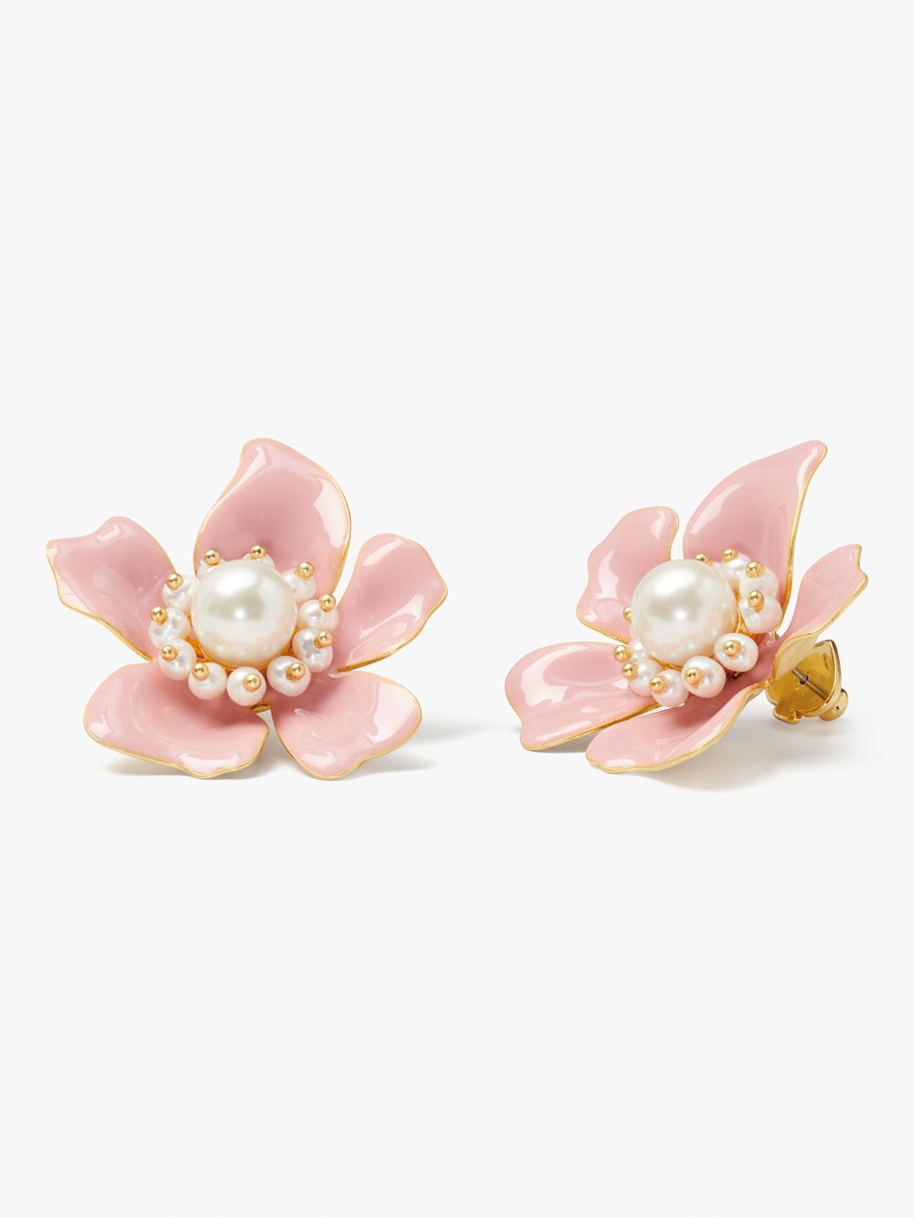 Women's blush. flora statement studs | Kate Spade