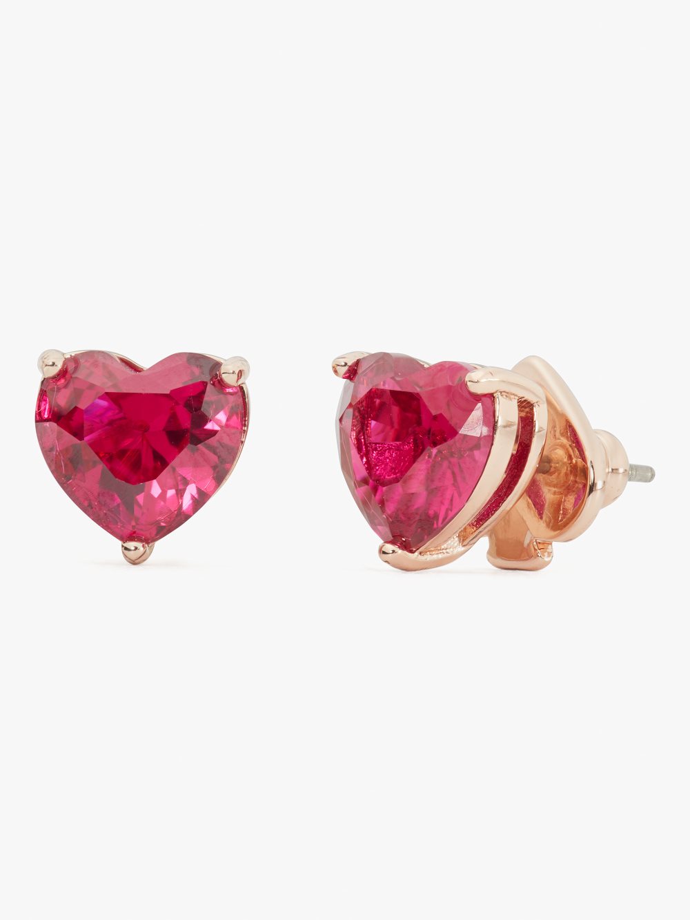 Women's red. my love heart studs | Kate Spade