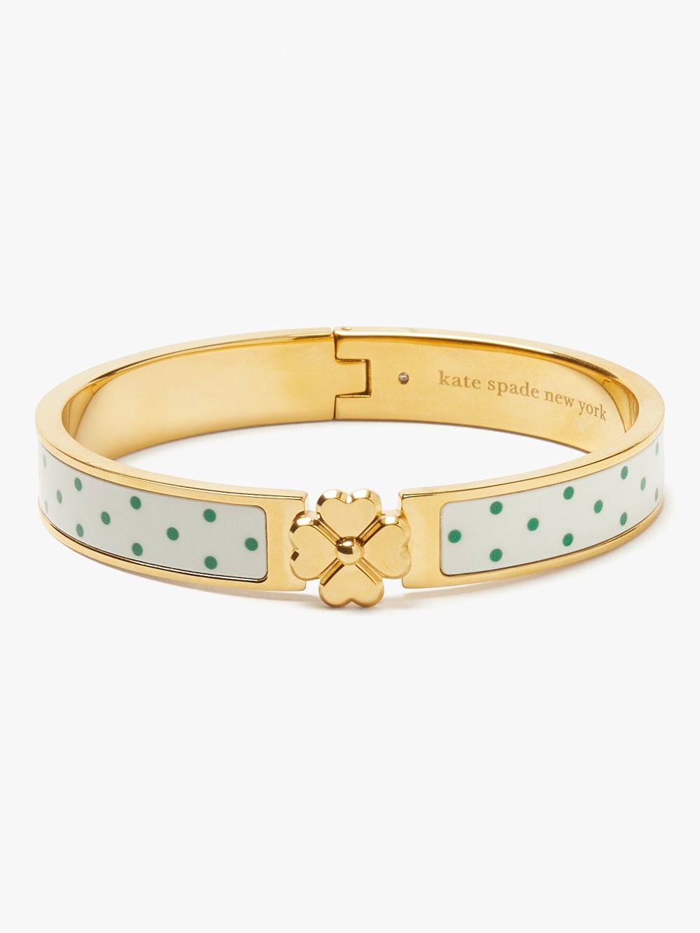 Women's sun dot heritage spade flower hinged bangle | Kate Spade