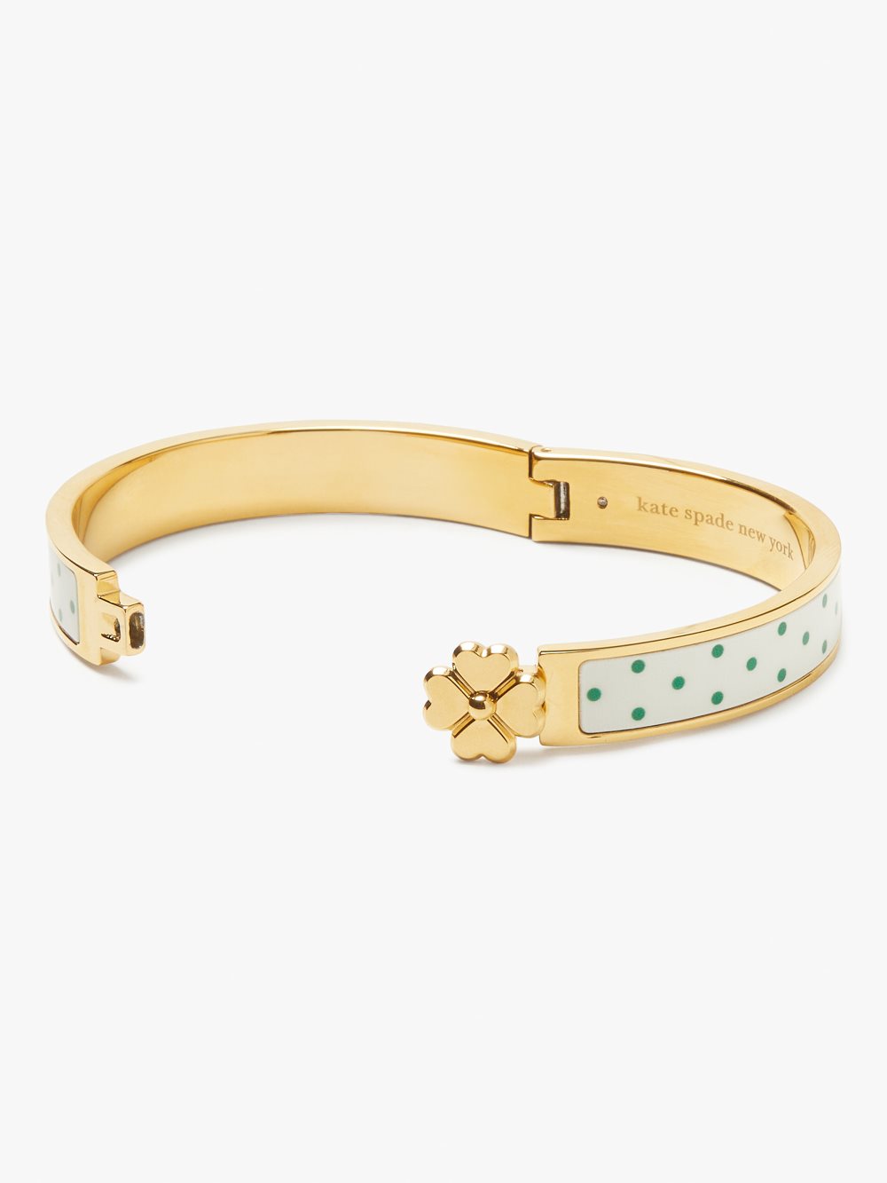 Women's sun dot heritage spade flower hinged bangle | Kate Spade