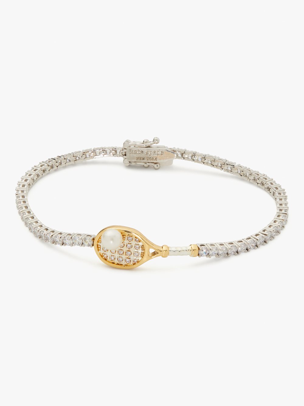 Women's cream multi queen of the court tennis bracelet | Kate Spade