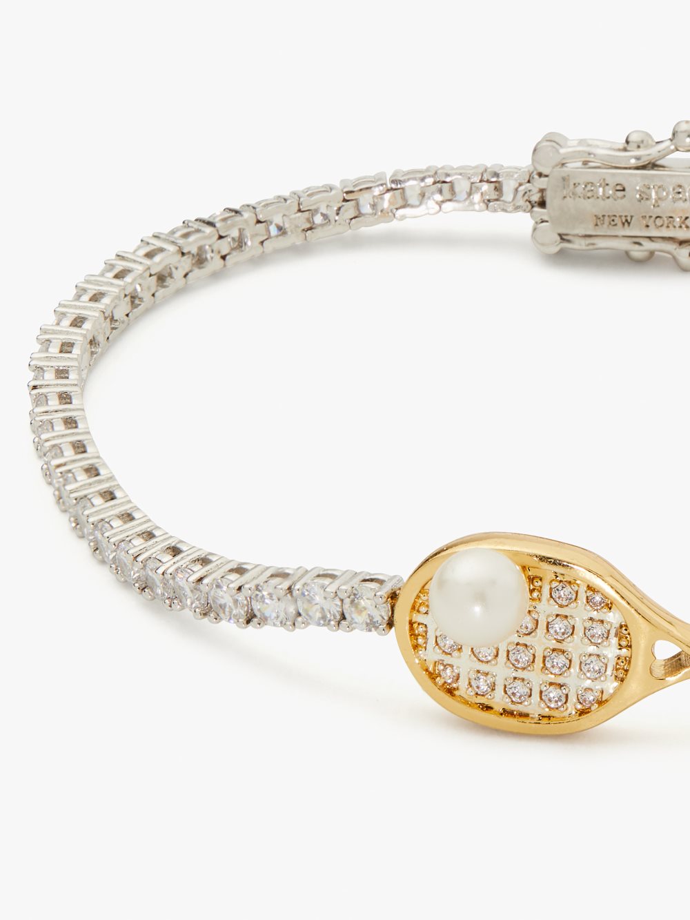 Women's cream multi queen of the court tennis bracelet | Kate Spade