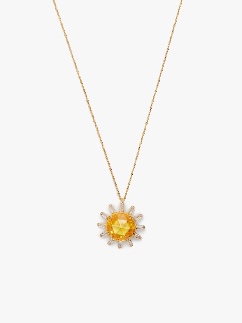 Women's yellow multi sunny statement pendant | Kate Spade