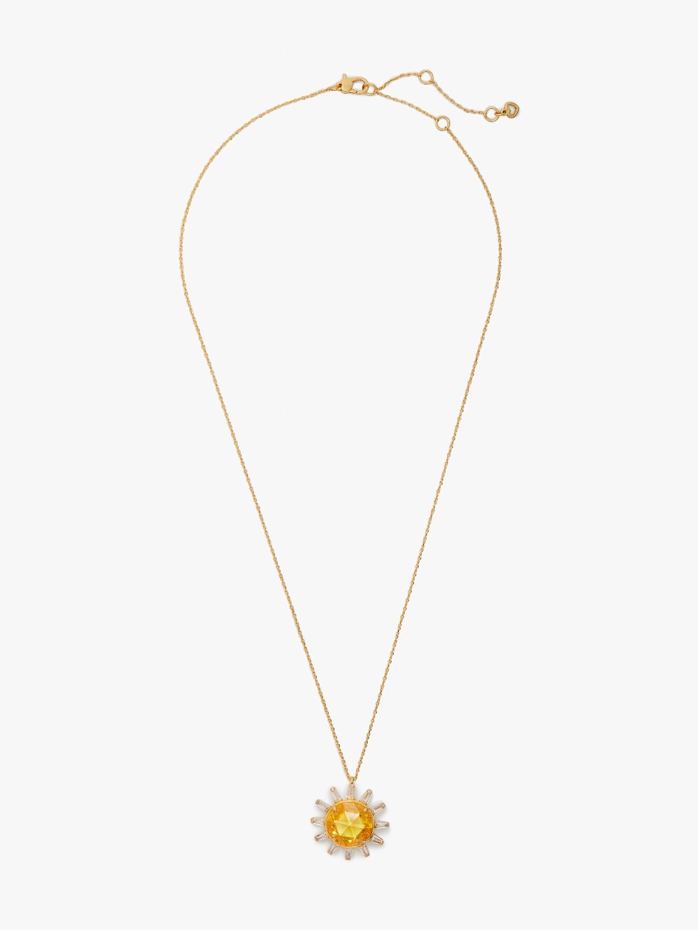 Women's yellow multi sunny statement pendant | Kate Spade