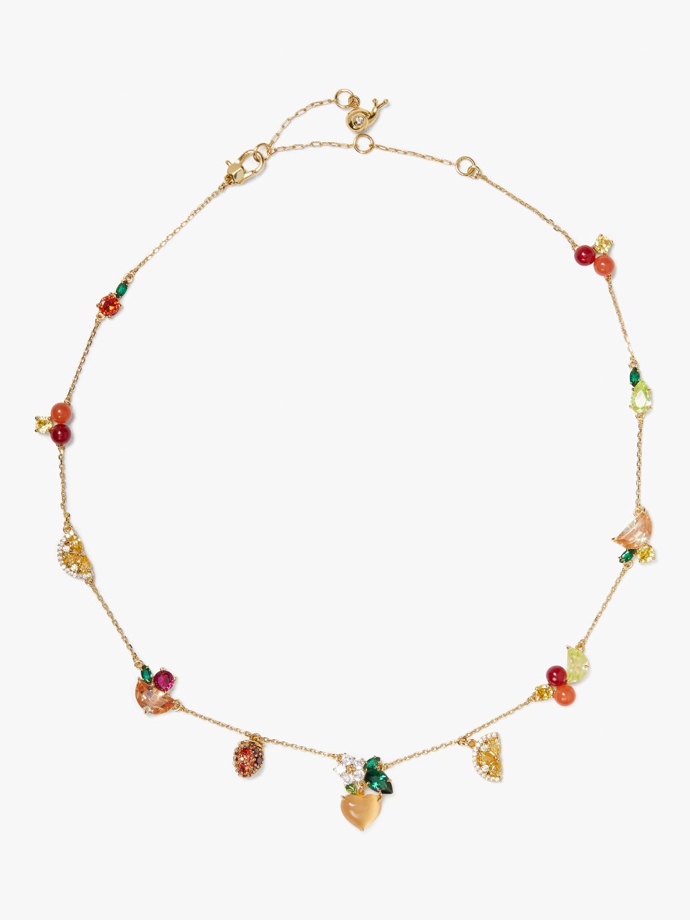 Women's multi fruit salad charm necklace | Kate Spade