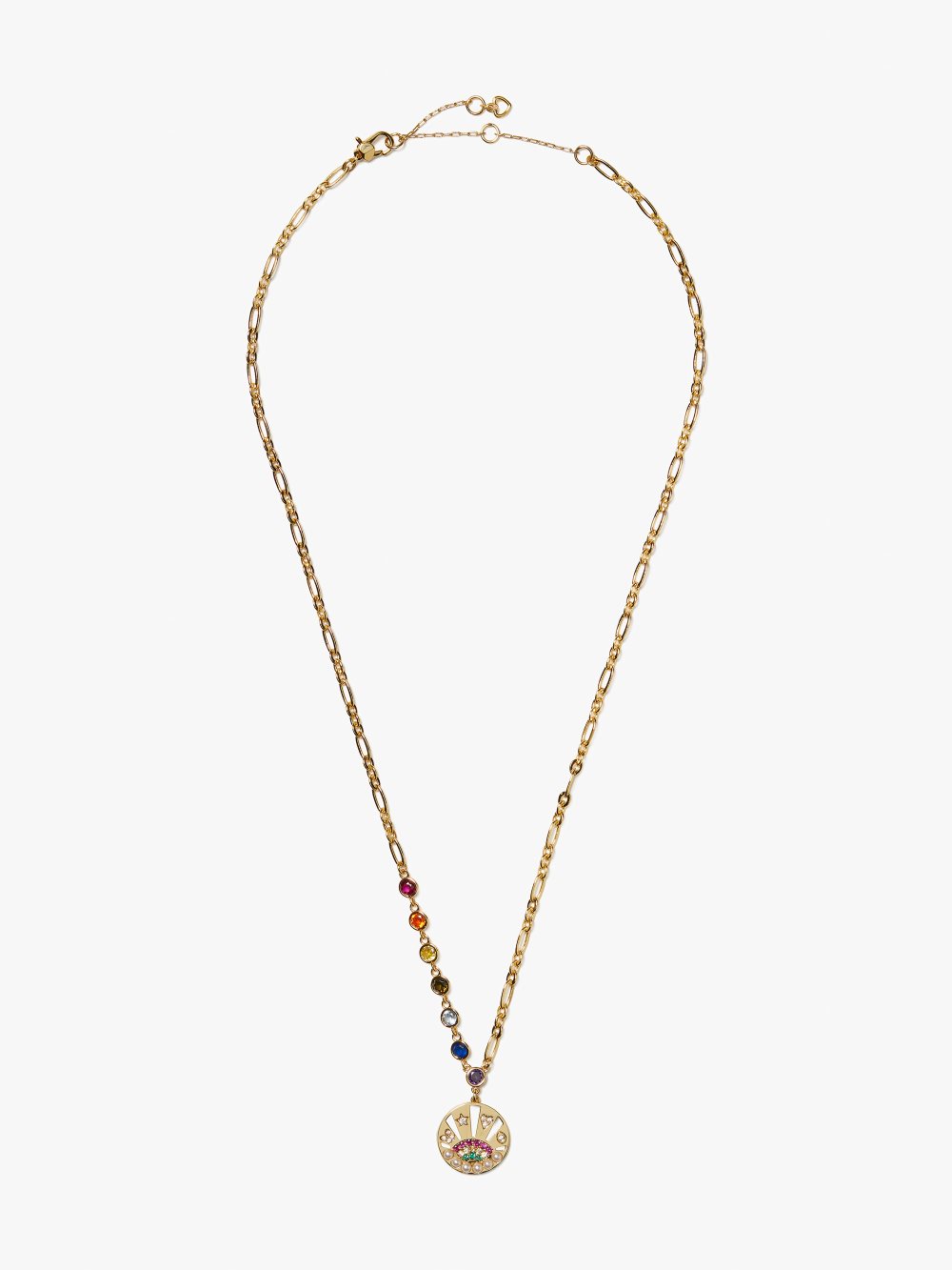 Women's multi rainbow medallion pendant | Kate Spade