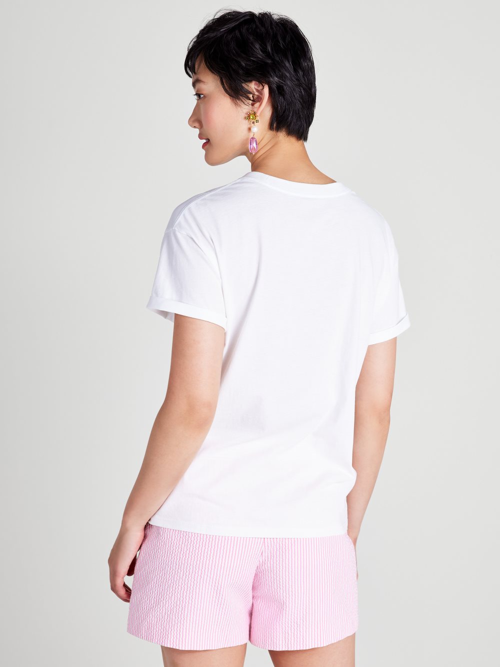 Women's fresh white cabana logo tee | Kate Spade