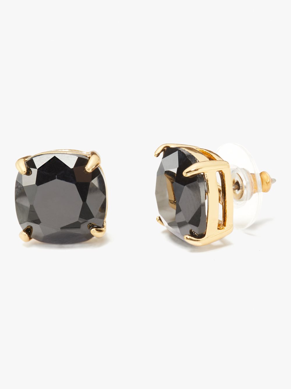 Women's jet small square studs | Kate Spade